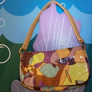 Express Sequin small hand bag magnetic purse